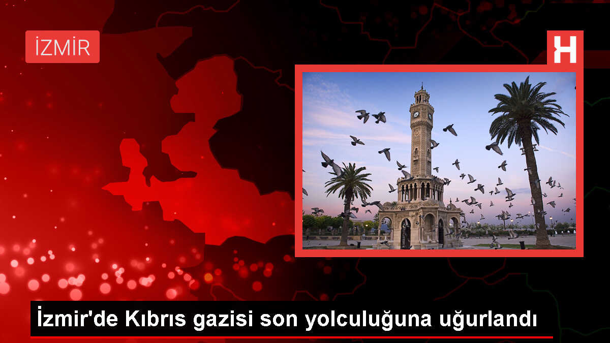 Kıbrıs gazisi Mustafa Seyrek'in cenazesi toprağa verildi