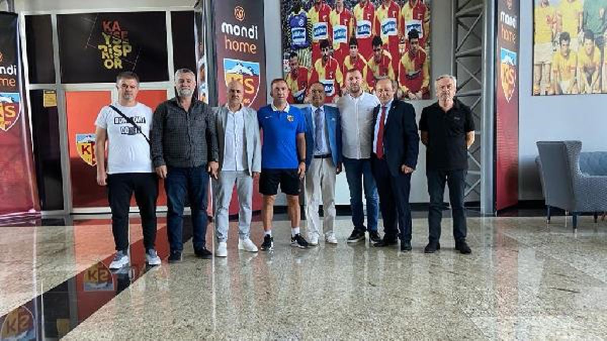 TSYD Kayseri Şubesi, Kayserispor Teknik Direktörü Recep Uçar'ı ziyaret etti