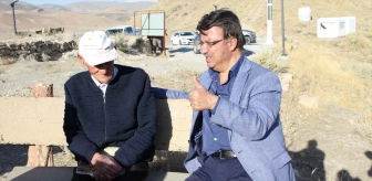 Vekil Türkmenoğlu'ndan 61 yıldır Çavuştepe Kalesi'nde bekçilik yapan Kuşman'a ziyaret