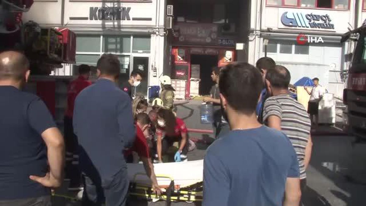 Bağcılar Matbaacılar Sitesi'nde yangın