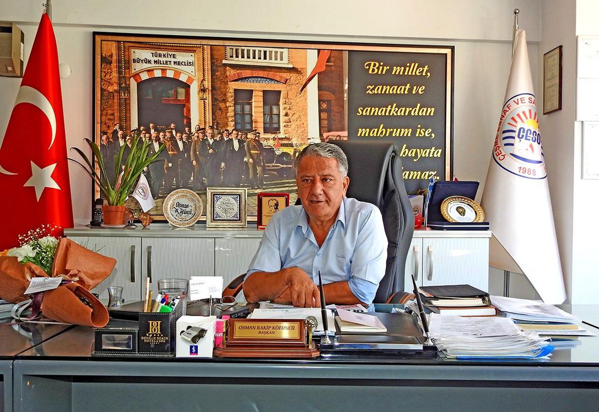 Çeşme Esnaf ve Sanatkarlar Odası Başkanı: Çeşme'de güzel bir sezon geçirdik