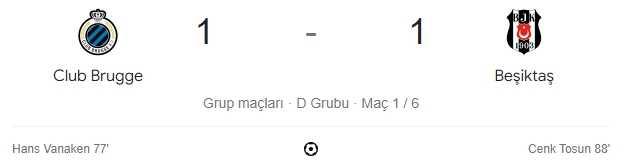 Club Brugge - Beşiktaş maç özeti! (VİDEO) Club Brugge - Beşiktaş maçı özeti izle! Golleri kim attı, maç kaç kaç bitti?