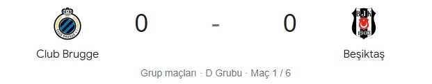 Club Brugge - Beşiktaş maçı kaç kaç, bitti mi? MAÇ SKORU! Club Brugge - Beşiktaş maçı kaç kaç, canlı maç skoru! Canlı maç anlatımı!