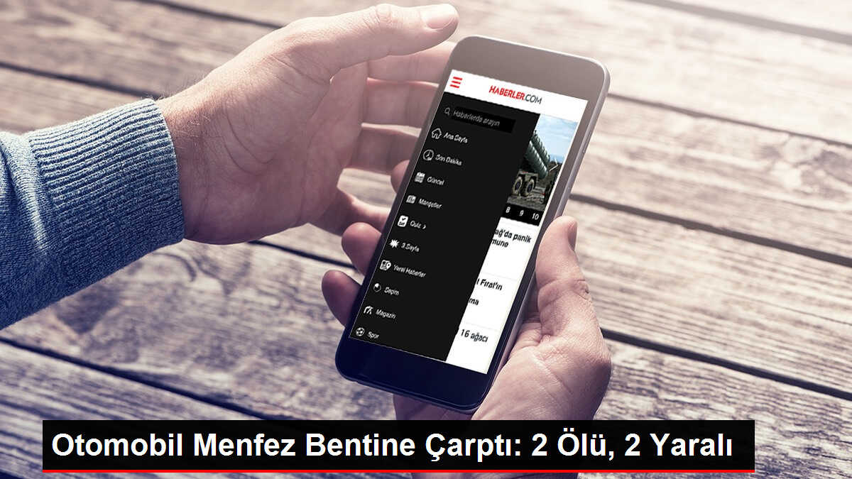 Kütahya'da Menfez Bendine Çarpan Otomobilde 2 Kişi Hayatını Kaybetti