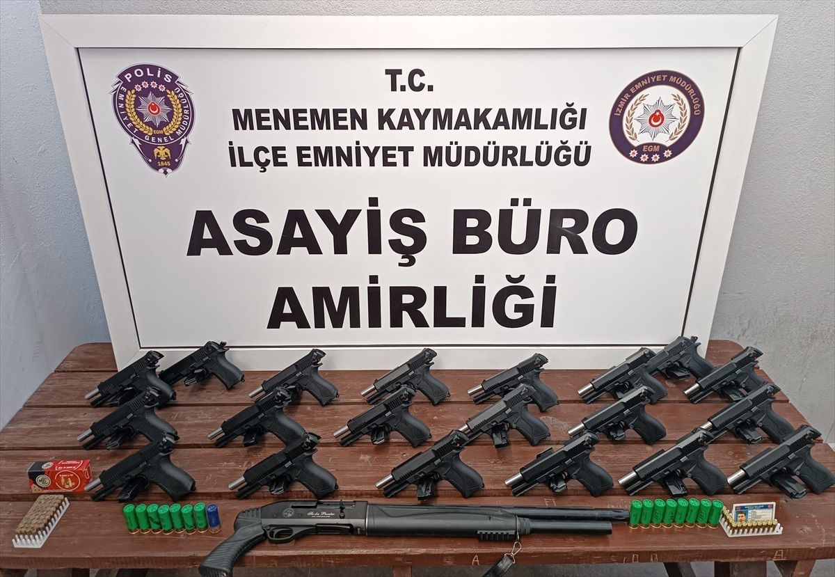 Menemen'de silah ticareti operasyonu: 1 şüpheli gözaltına alındı