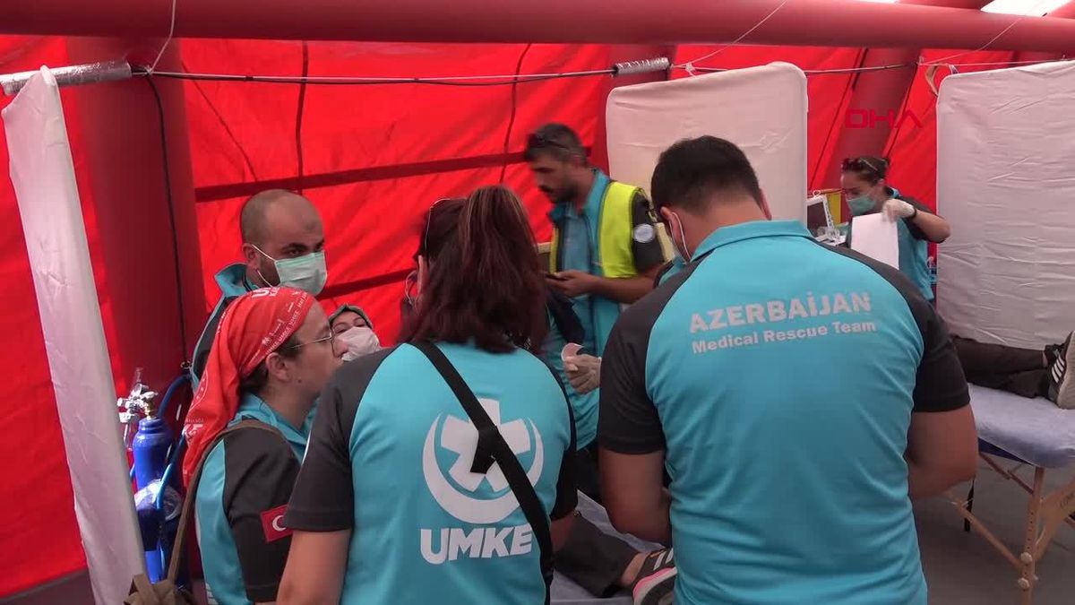Azerbaycan Sağlık Ekibi, Çanakkale'deki Tatbikatta Türk Kardeşlerinin Yanında