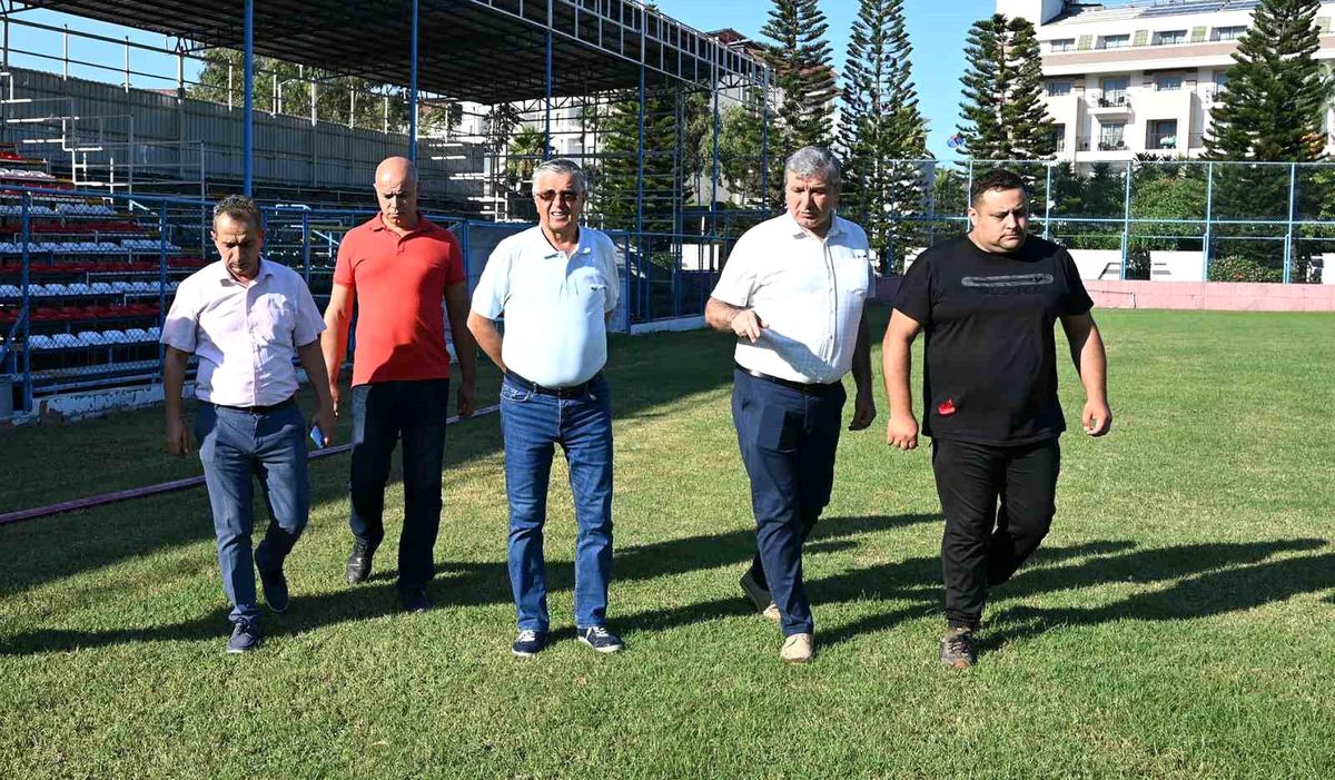 Kemer Belediye Spor'un Stadı Yenileniyor