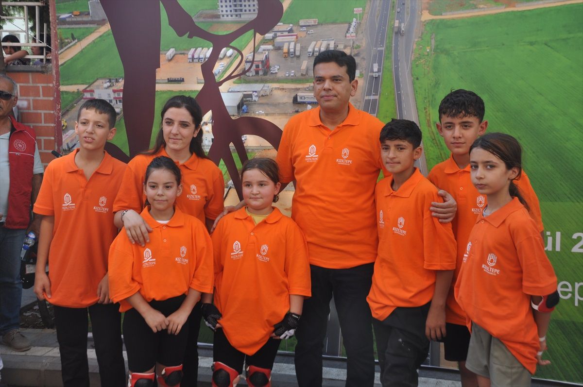 Kızıltepe'de Avrupa Hareketlilik Haftası kapsamında bisiklet turu düzenlendi