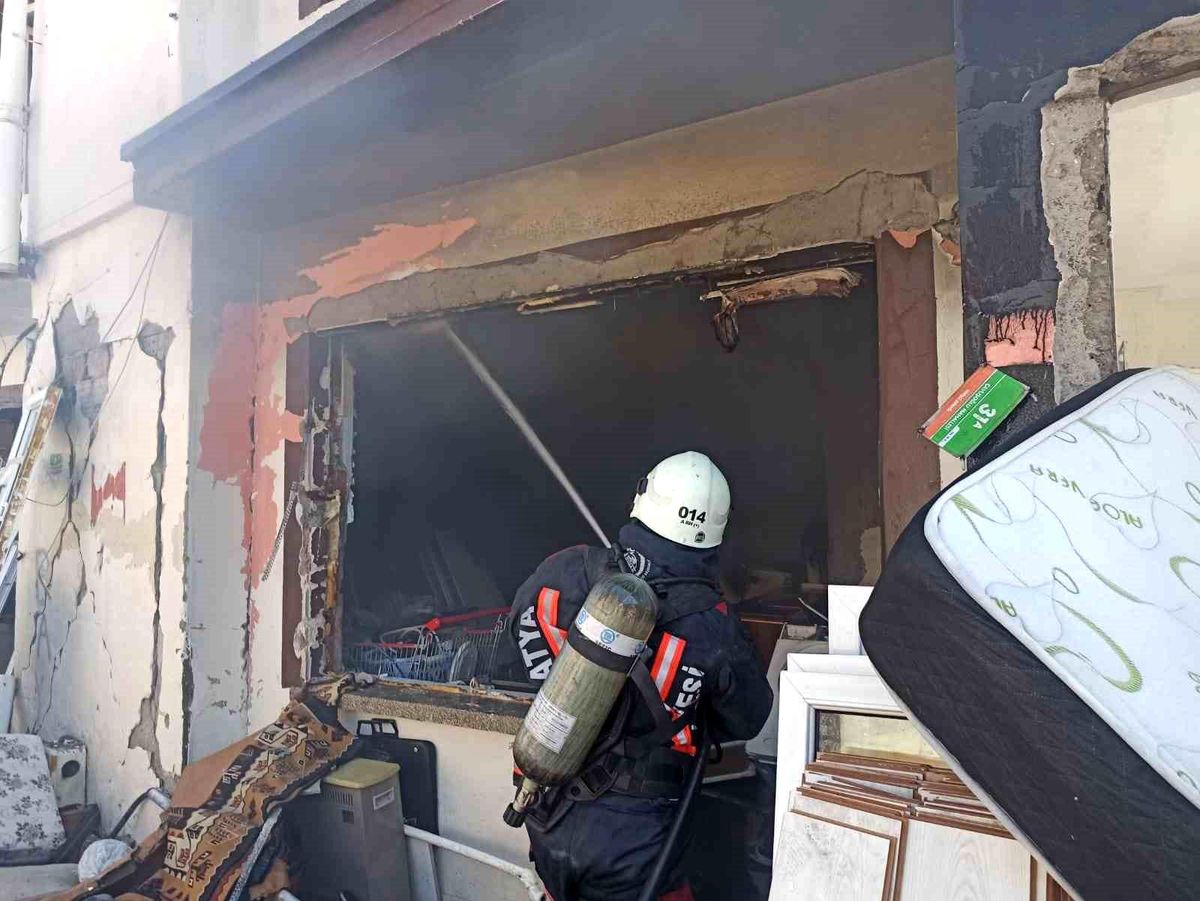Malatya'da müstakil evde çıkan yangın söndürüldü