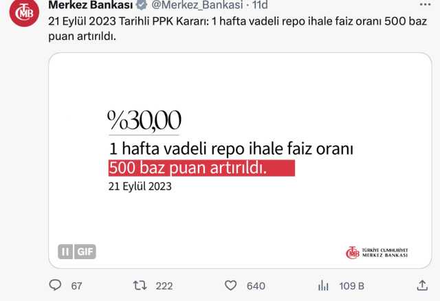 Merkez Bankası faiz kararı canlı yayın! TCMB faiz kararı canlı yayın! Merkez Bankası Faiz kararı saat kaçta, nerede açıklanıyor, açıklandı mı?