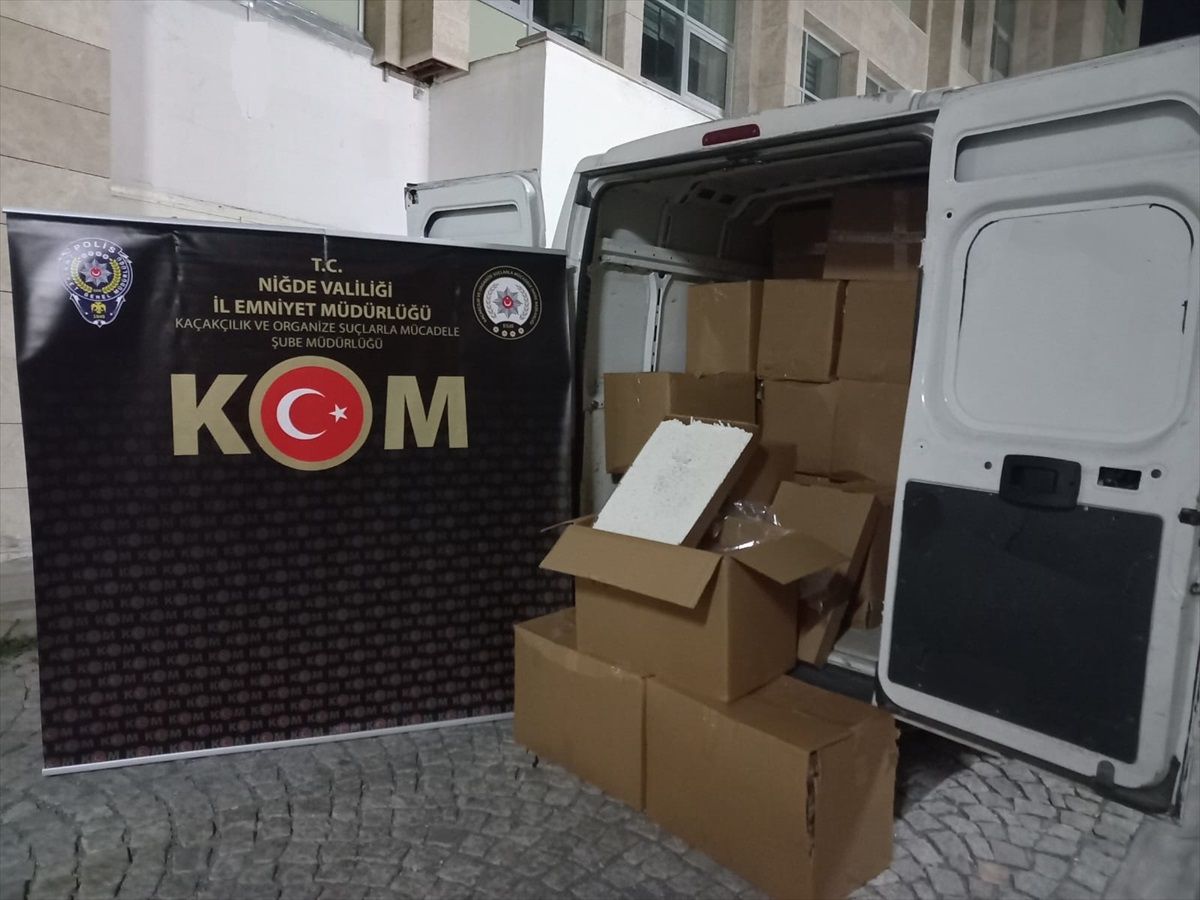 Niğde'de 12 Milyon 800 Bin Dolu Makaron Ele Geçirildi