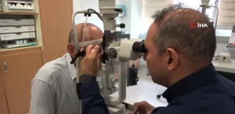 Sağ gözünde görme kaybı olan hasta Tuzla'da yapılan ameliyat ile sağlığına kavuştu