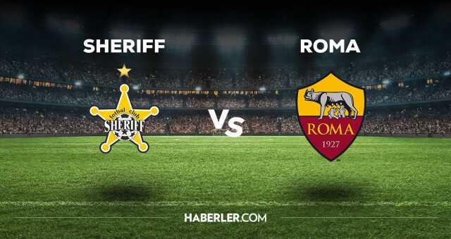 Sheriff Tiraspol - Roma maçı CANLI izle! Sheriff Tiraspol - Roma maçı canlı yayın izle! Nereden, nasıl izlenir?