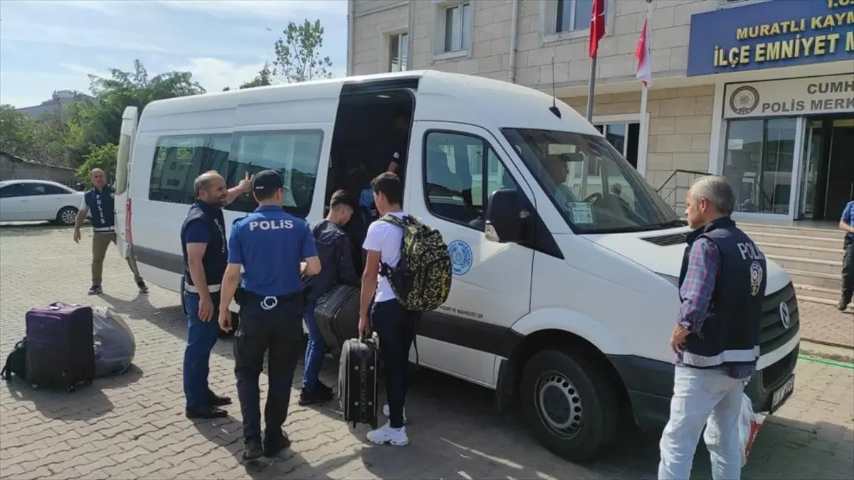 Tekirdağ'da 7 düzensiz göçmen yakalandı