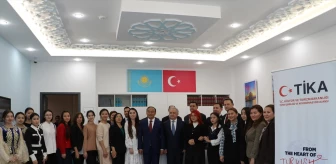 Kazakistan'da Türkçe Dersi Sınıfı Açıldı