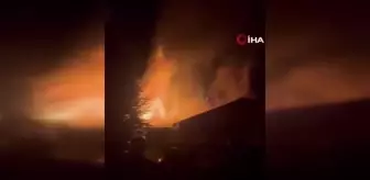 Zonguldak'ta Ahşap Bina Yangını Panik Yarattı
