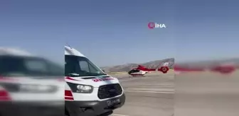 Ambulans helikopter Demhat bebek için havalandı