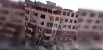 Hatay'da deprem sonrası yıkılan binaların görüntüleri ortaya çıktı
