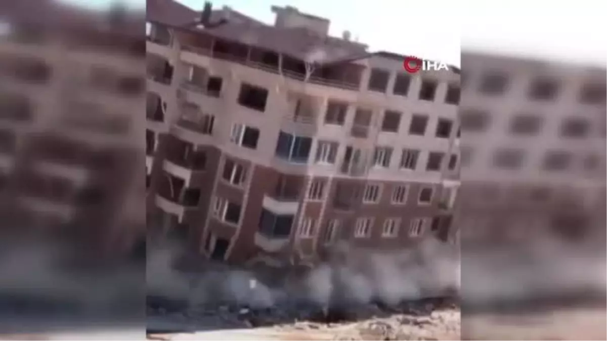 Hatay'da deprem sonrası yıkılan binaların görüntüleri ortaya çıktı