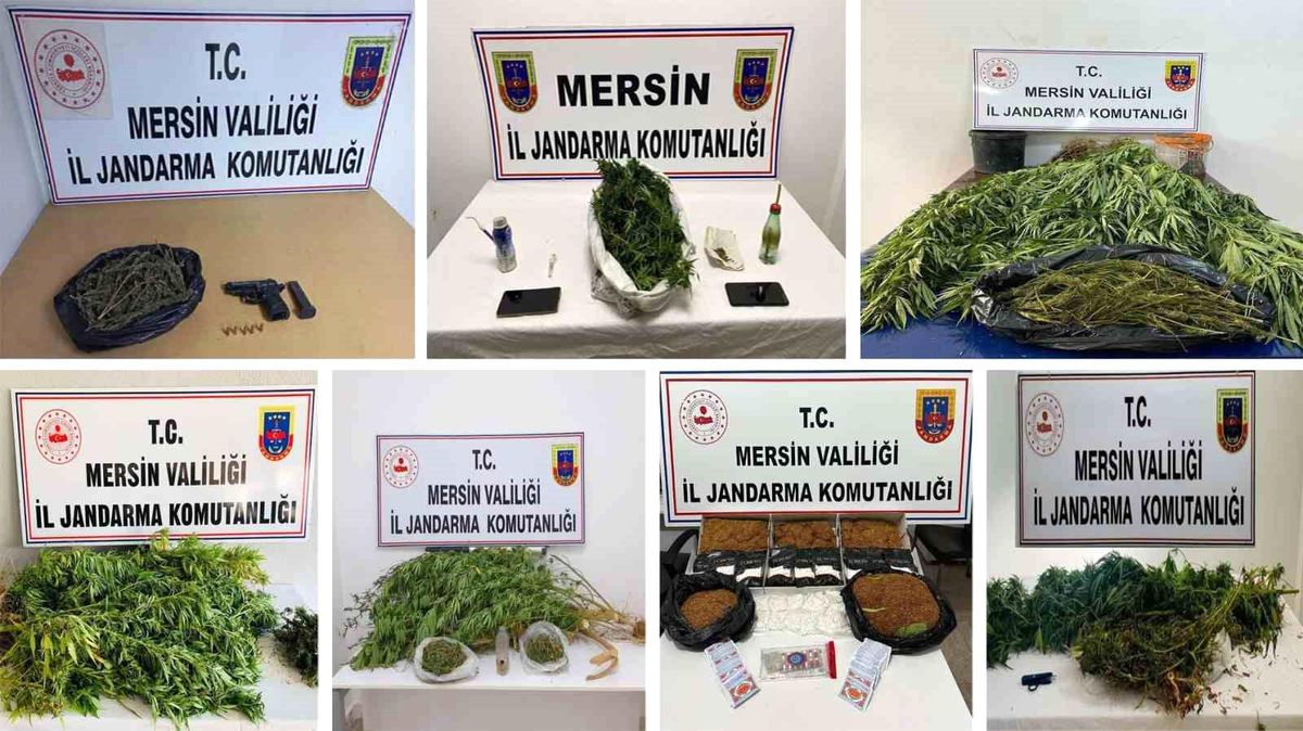 Mersin'de Uyuşturucu Operasyonunda 18 Şüpheli Gözaltına Alındı