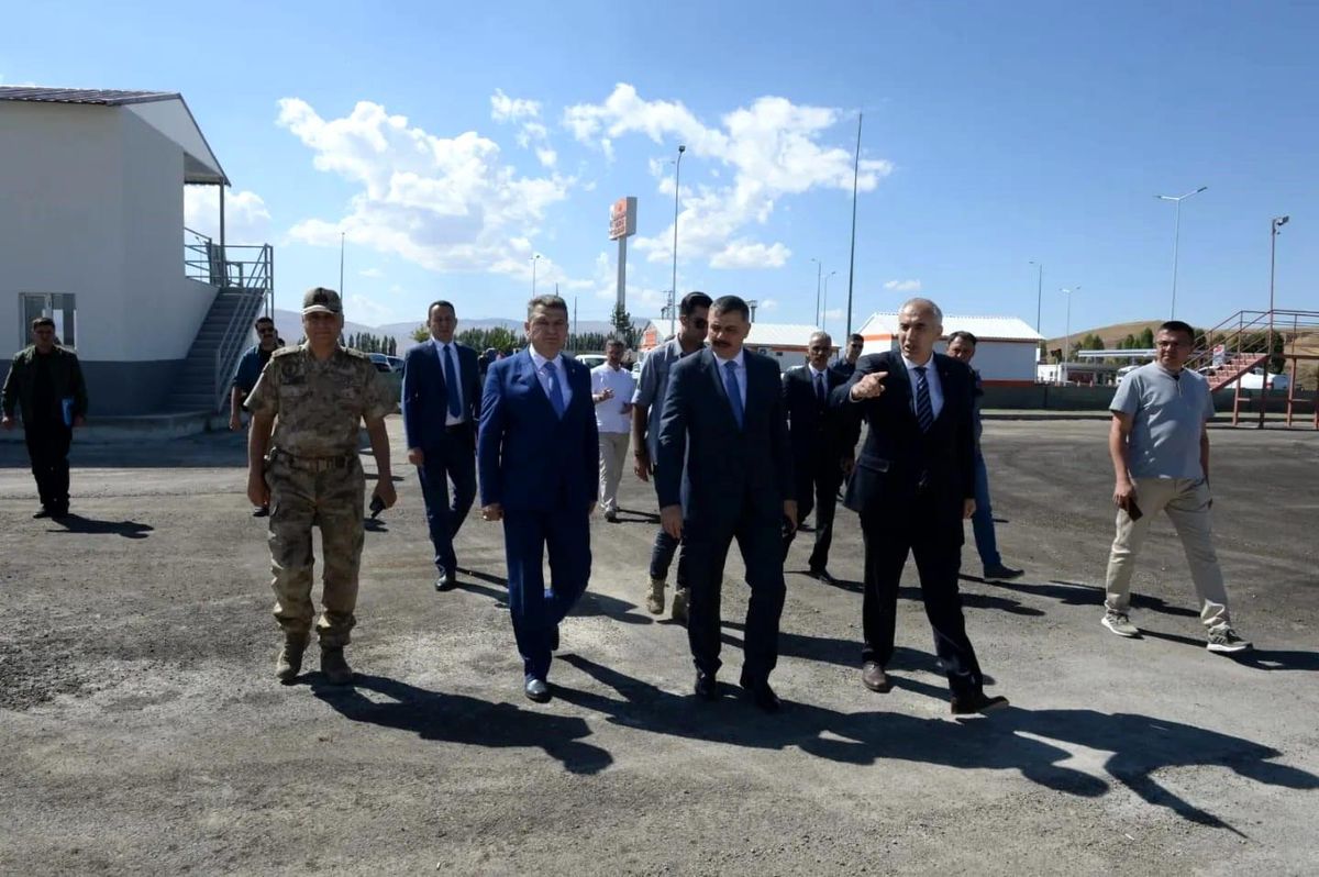 Erzurum'da Türkiye'nin İlk Veteriner Yol Kontrol Denetim İstasyonu Açıldı