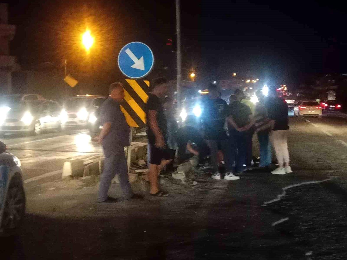 Hatay'da otomobilin çarptığı kadın hafif yaralandı
