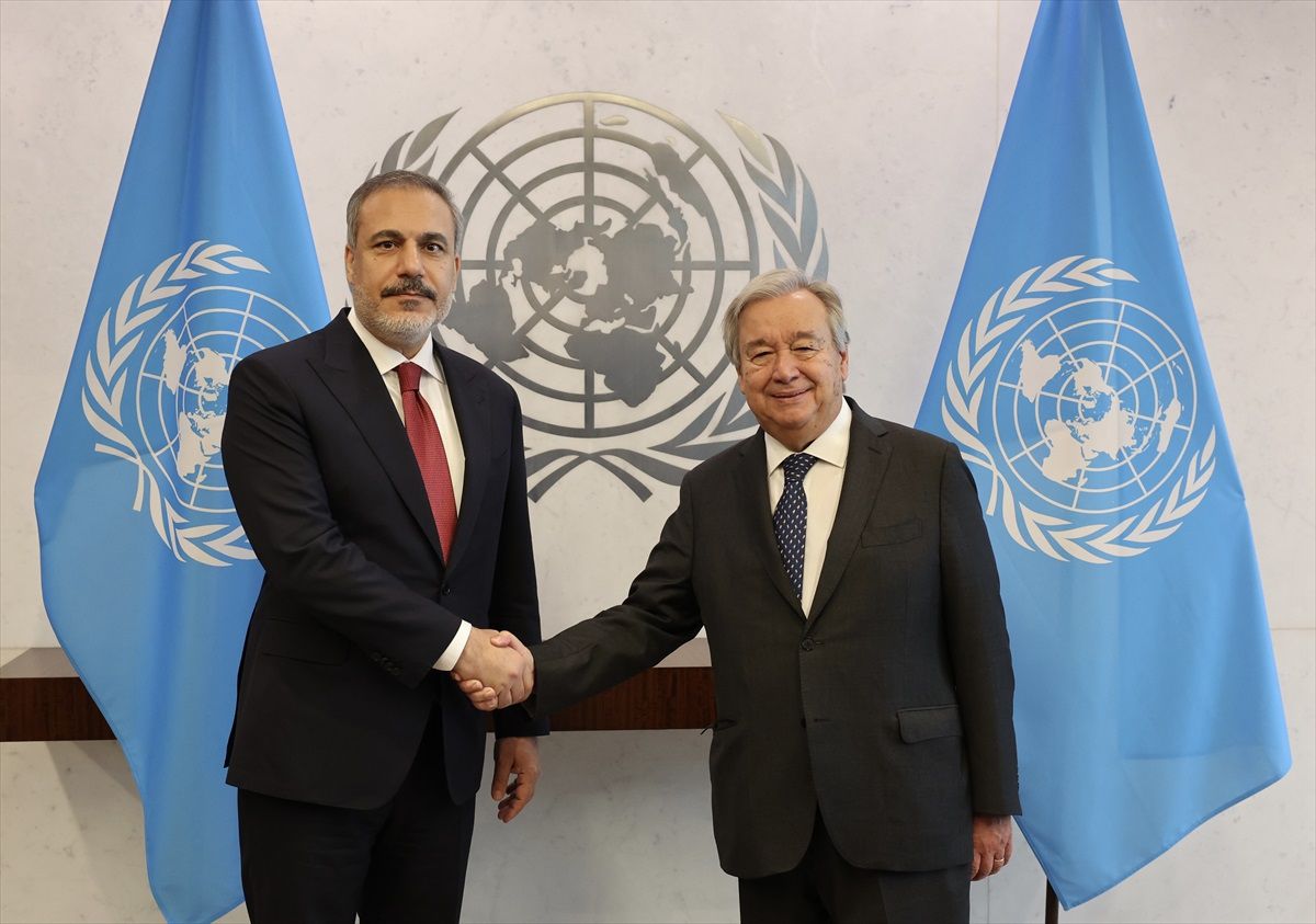 Dışişleri Bakanı Hakan Fidan, BM Genel Sekreteri Antonio Guterres ile görüştü