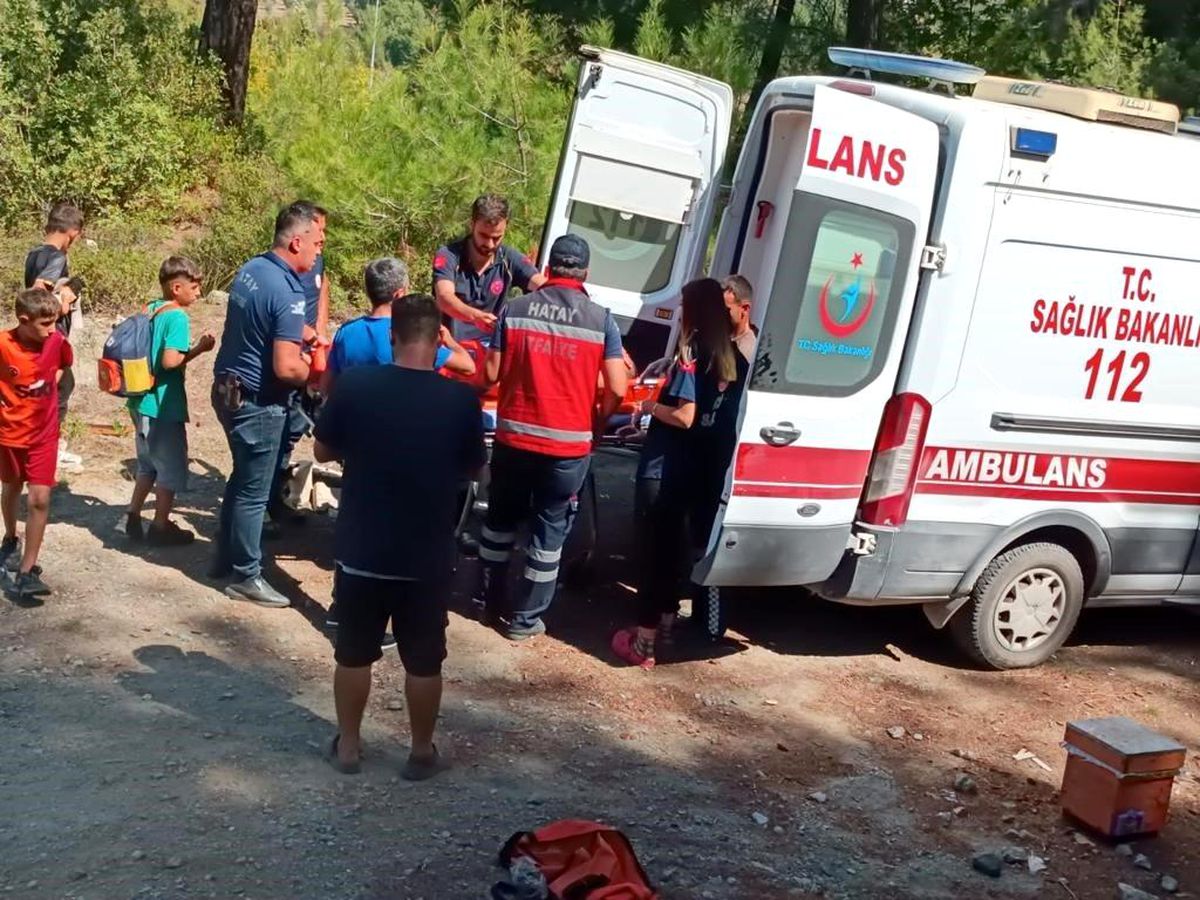 Hatay'ın Yayladağı ilçesinde motosiklet kazası: 1 yaralı