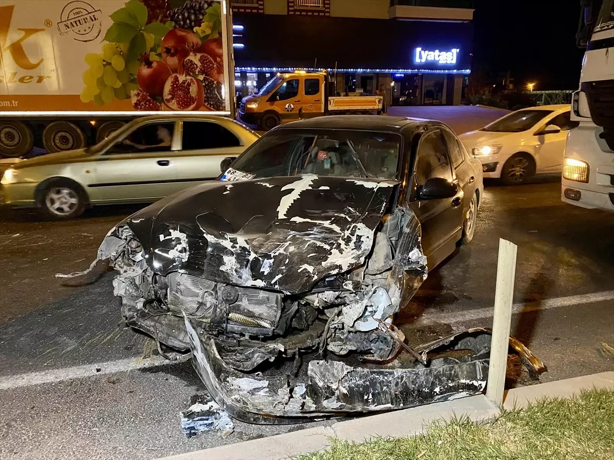 Aksaray'da trafik kazasında bir kişi yaralandı