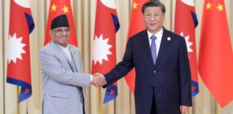 Çin Cumhurbaşkanı Xi Jinping, Nepal Başbakanı ile buluştu