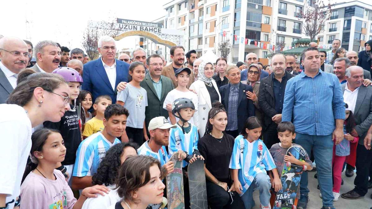 Palandöken Belediyesi Uzun Bahçe'yi Açtı