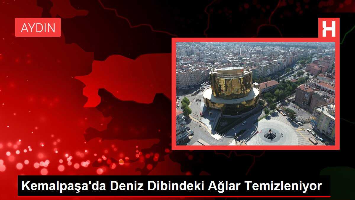 Kemalpaşa'da Deniz Dibindeki Ağlar Temizleniyor