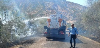 Siirt'te Tarım Arazisinde Çıkan Yangın Kontrol Altına Alındı