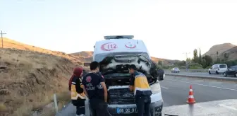 Yozgat'ta Ambulans Yangını