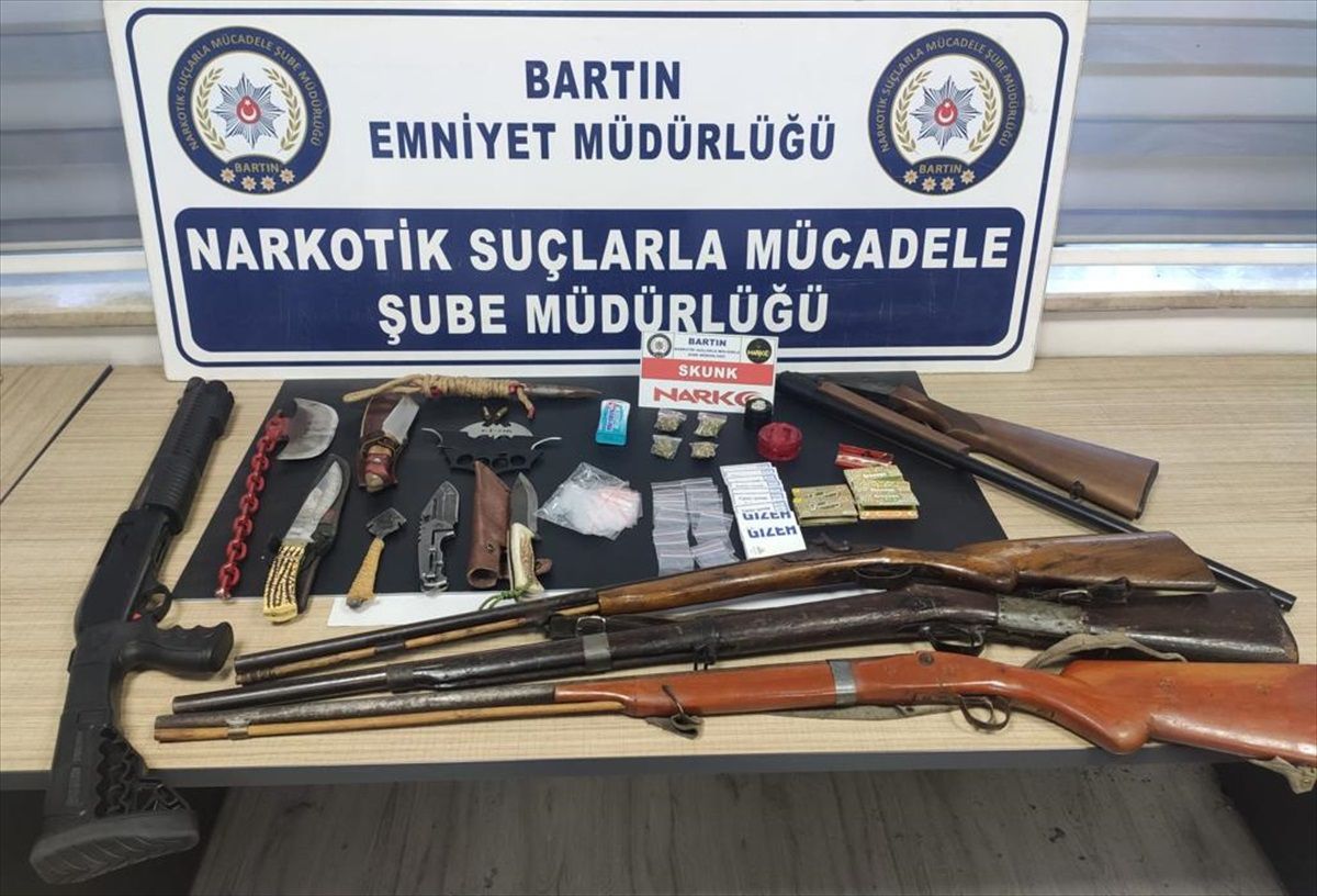 Bartın'da Uyuşturucu Operasyonunda 4 Şüpheli Tutuklandı
