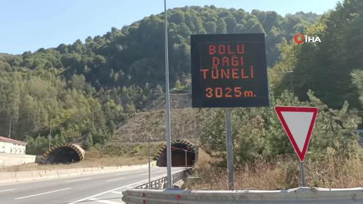 Bolu Tüneli 46 Gün Tek Yönlü Kapatıldı