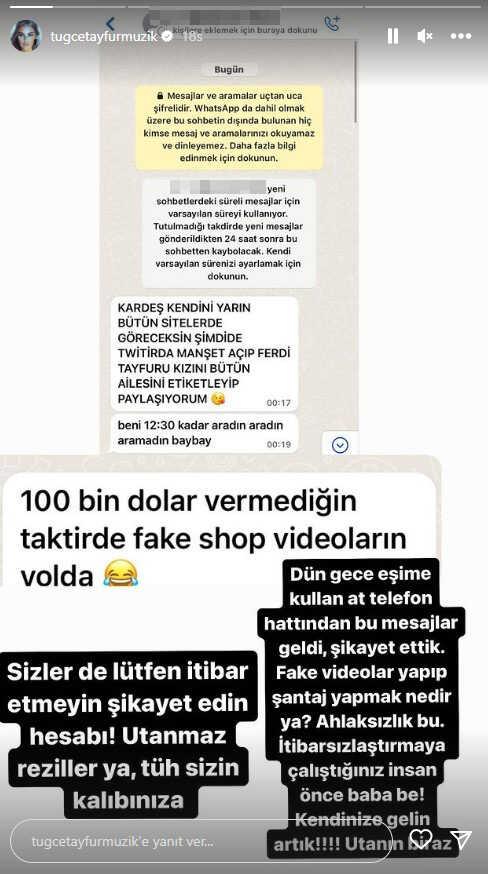 Cinsel içerikli videolarla tehdit edilen Tuğçe Tayfur, ateş püskürdü: Reziller Cinsel içerikli videolarla tehdit edilen Tuğçe Tayfur, ateş püskürdü: Reziller