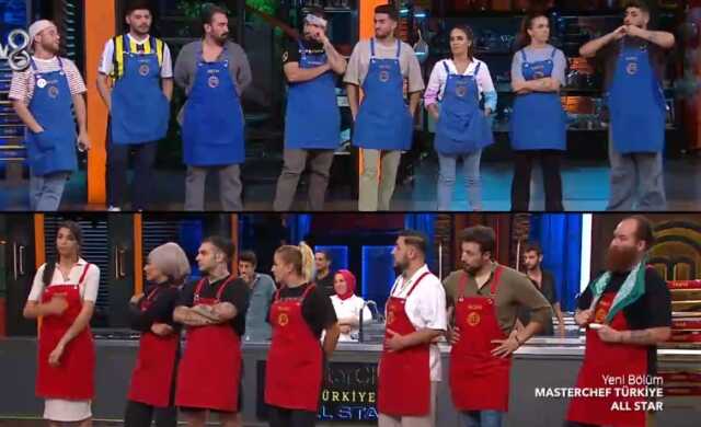 Mavi takım, Kırmızı takım kaptanı kim oldu? 25 Eylül MasterChef yeni takımlar ve kadroları!