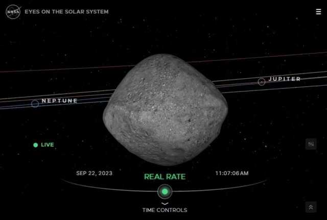NASA'nın Bennu asteroidinden aldığı örnekleri taşıyan uzay kapsülü Dünya'ya indi