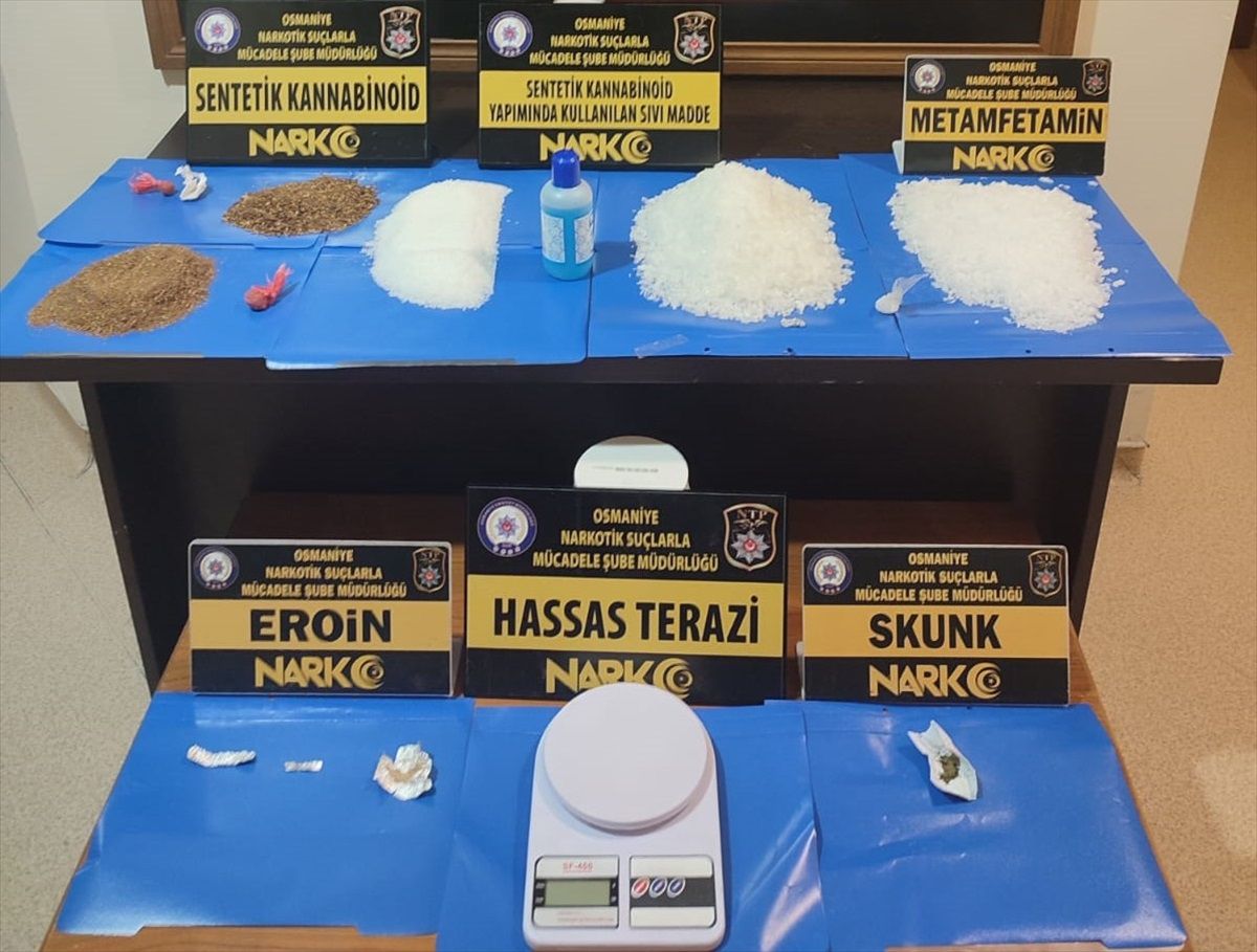 Osmaniye'de uyuşturucu operasyonunda 46 şüpheli gözaltına alındı