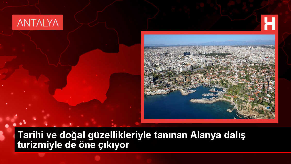 Alanya'da Dalış Turizmi Yükselişte