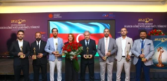 Türkiye Haber Kameramanları Derneği'nin düzenlediği yarışmanın galiplerine ödülleri takdim edildi