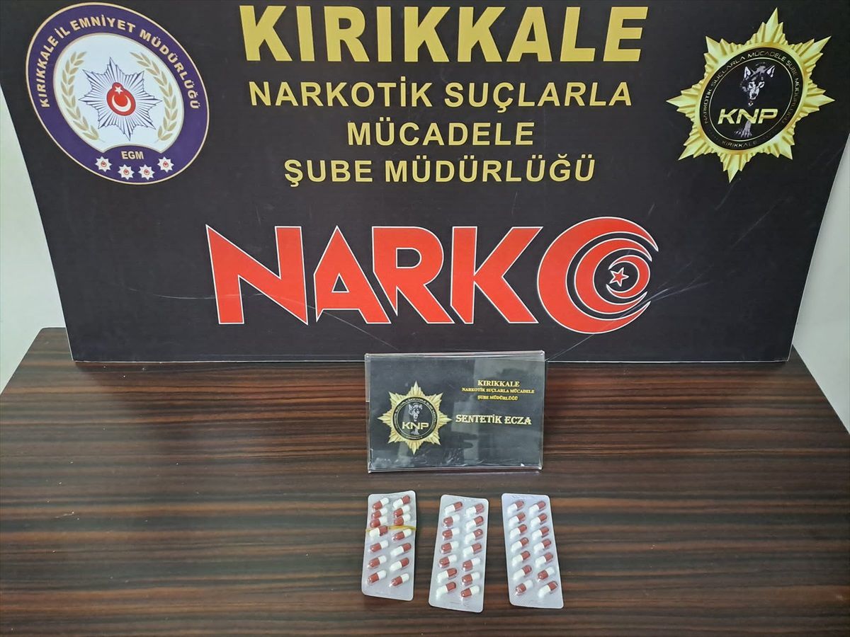 Kırıkkale'de uyuşturucu operasyonunda gözaltına alınan zanlı tutuklandı