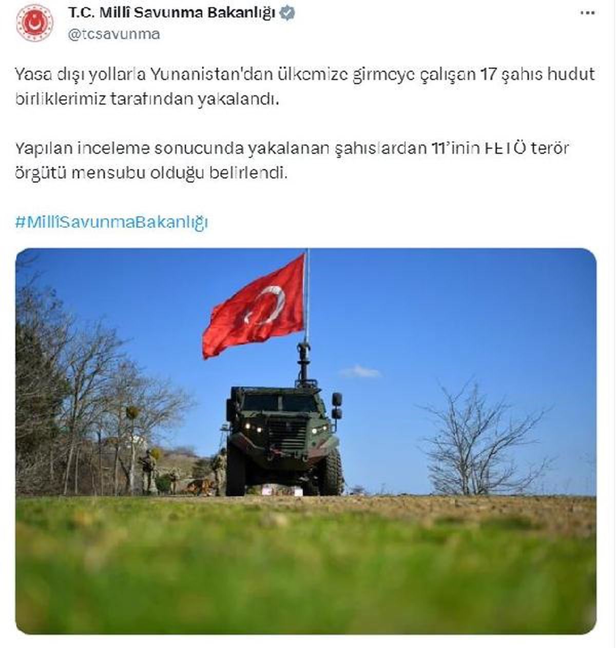 Yunanistan'dan Türkiye'ye girmeye çalışan 11 FETÖ mensubu yakalandı