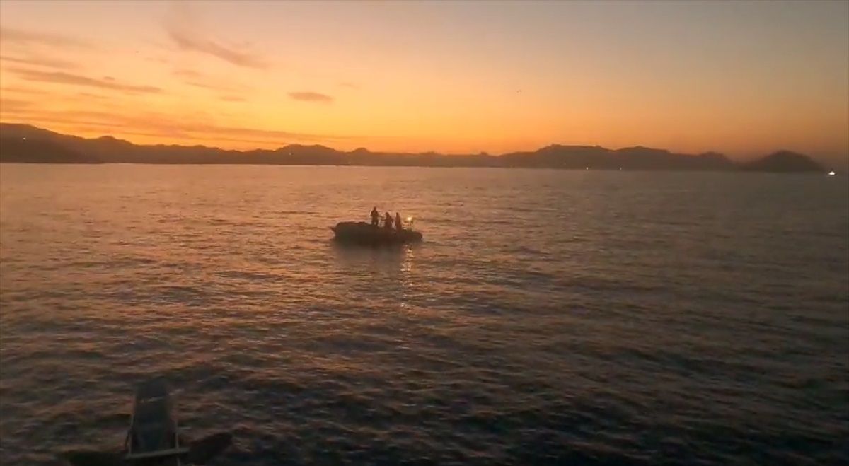 Bodrum Açıklarında 13 Düzensiz Göçmen Yakalandı