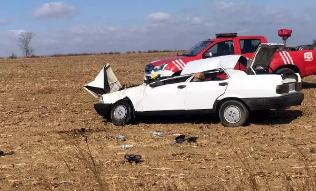 Çorlu'da Otomobil Takla Attı: 1 Ölü, 2 Yaralı