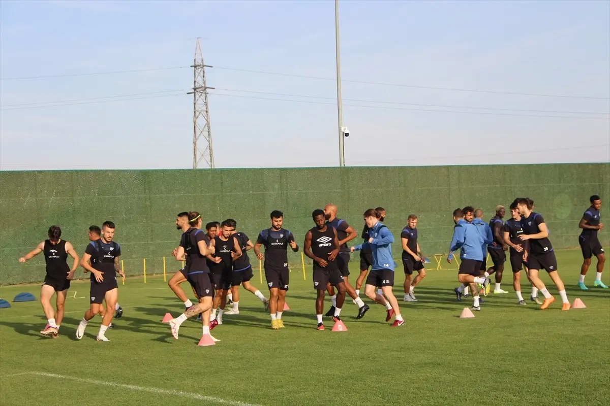 Teksüt Bandırmaspor, Ümraniyespor maçı için hazırlıklarını sürdürdü