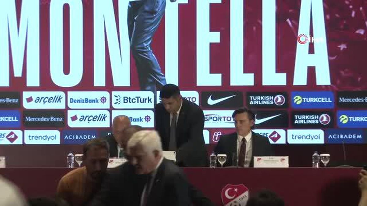 Türkiye Futbol Federasyonu, Vincenzo Montella ile 3 yıllık sözleşme imzaladı