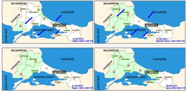 Bugün yağmur var mı? 27 Eylül İstanbul'da yağmur yağacak mı, saat kaçta?