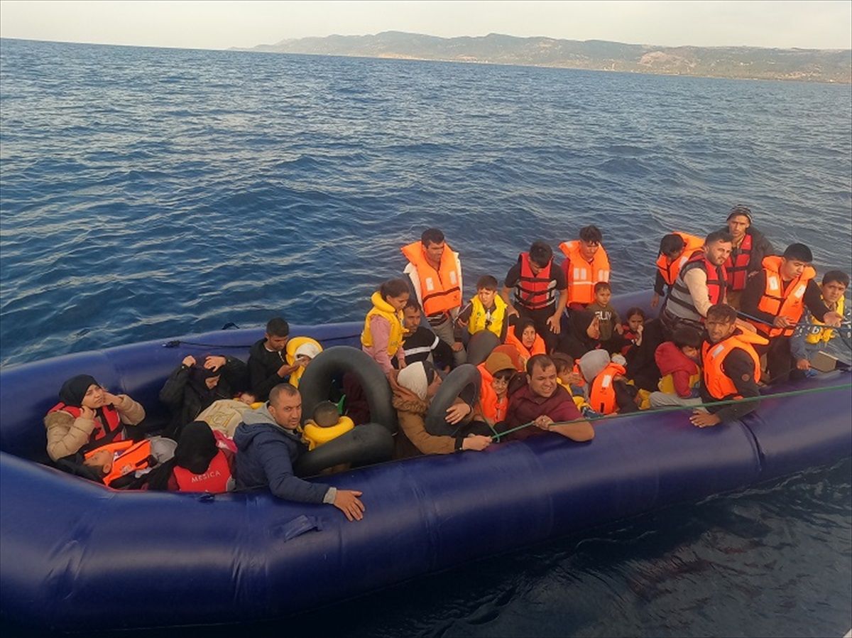 Çanakkale'de 111 düzensiz göçmen yakalandı